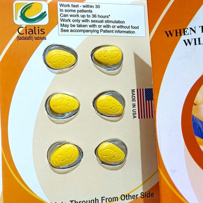 Cialis 6 Tablet {20 Mg} UK