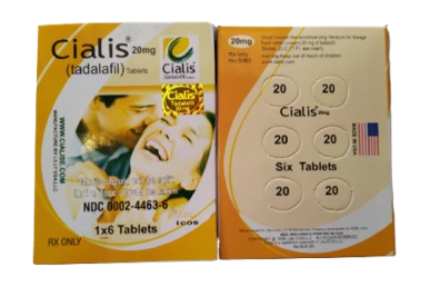 Cialis 20mg Tablets (Tadalafil) – 6 Tablet Pack | Original Lilly